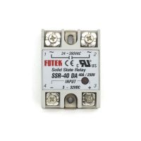 SSR Relay SSR-40DA SSR 40da SSR-40 24-380VAC 40A รีเลย์แบบไร้หน้าสัมผัส SSR Relay ขนาด 40A ใช้ไฟควคุมกระแสตรง 3-32 โวลต์ iTeams DIY