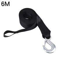 Hand Winch Self Locking /Trailer MotorBoat Black Ribbon Cloth Belt Safety 6M 1 Order