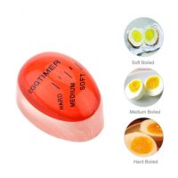 Special Offers 1/2Pcs Egg Timer Kitchen Electronics Gadget Color Changing Yummy Soft Hard Boiled Eggs Cooking Eco-Friendly Resin Red Timer Tool