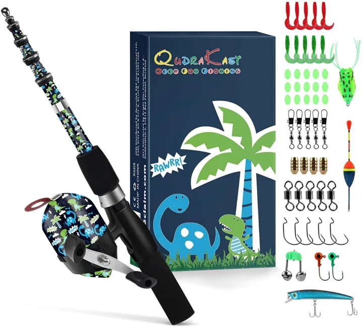 dinosaur fishing pole