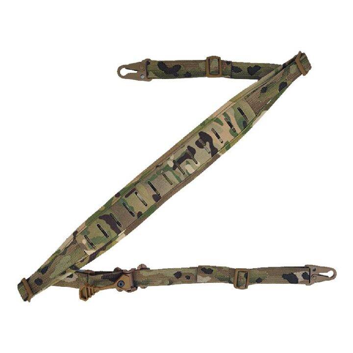 Multicam Rifle Sling chiến thuật Modular 2 điểm dây đeo vai bánh cắt