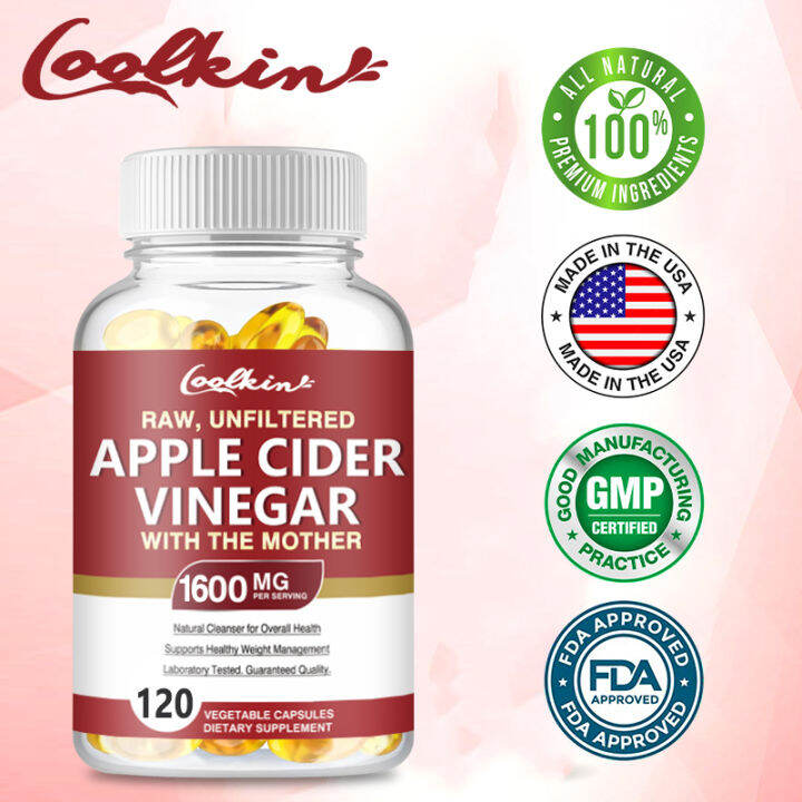 Organic Apple Cider Vinegar Capsules + Digestive Enzymes at Probiotic