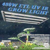 [ready stock]ไฟปลูกต้นไม้ HLG Indoor Single Bar Grow Light 480 Watt Full Spectrum Meanwell Driver LM301H Mix OSRAM 660, 730, UV395มีบริการเก็บเงินปลายทาง