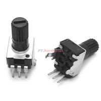 โพเทนชิโอมิเตอร์ Potentiometer วอลลุ่ม VR ปรับค่า RV09 Vertical 3 ขา B102 ถึง B105 #RV09 แนวตั้ง 13mm (1 ตัว)