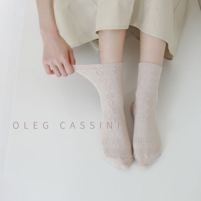 【cw】 Maternity Socks Spring and Autumn Postpartum Combed Cotton Breathable Sweat Absorbing Mid-Calf Loose Winter Maternity Special Sleep Women Socks ！