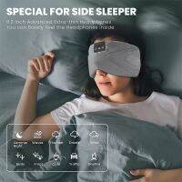 5.2 Bluetooth Headset Sleep Mask 24 White Noise Shading Light Ice Feeling Ultra-thin Lining Sleep Mask Noise Reduction Over The Ear Headphones