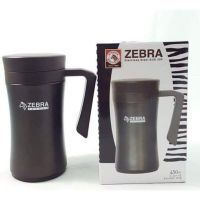 hongweo Zebra SUS304 แก้วมักสุญญากาศ สเตนเลส ทรงโค้ง 0.45 ลิตร (450 มล.)