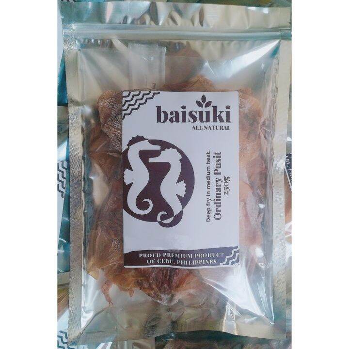 ☛Cebu Ordinary Dried Squid Pusit 250g♕ Lazada PH