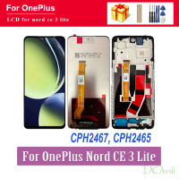 จอ LCD แบบดั้งเดิม6.72นิ้วสำหรับ OnePlus Nord CE 3 Lite สัมผัสหน้าจอ LCD CPH2465 CPH2467จอสำรองประกอบ Digitizer