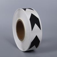 5cmx25m/Roll Safety Warning Conspicuity Reflective Roll Tape Marking Film Sticker For Road Construction Caution Sticker Safety Cones Tape