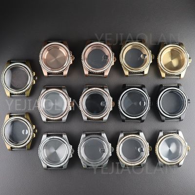 40Mm Watch Cases Submariner Parts 316L Stainless Steel Sapphire Crystal Glass For Seiko Nh34 Nh35 Nh36 Nh38 Movement 28.5Mm Dial