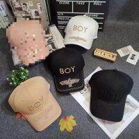 Jinbiao ผ้าปักลายนกอินทรี Boy London แท้ใหม่หมวกเบสบอลผู้ชายและผู้หญิงที่เป็นผู้ใหญ่ปักโลโก้ยอดนิยมหมวกเบสบอลภาพสามมิติ7014 Y นำเข้ารูปแบบใหม่