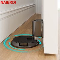 【LZ】ygip6080 NAIERDI Windproof Door Stop Mechanical Heavy Duty Door Holder Non-punch Sticker Adjustable Door Stopper Furniture Door Hardware