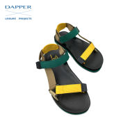 H DAPPER x LEISURE PROJECTS รองเท้าแตะรัดส้น Colorblock Slingback สีเหลือง (HSKY1/1654SB)