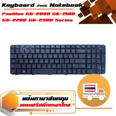 สินค้าคุณสมบัติเทียบเท่า คีย์บอร์ด เอชพี - HP keyboard (ภาษาอังกฤษพร้อมเฟรม) สำหรับรุ่น Pavilion G6-2000 G6-2100 G6-2200 G6-2300 Series