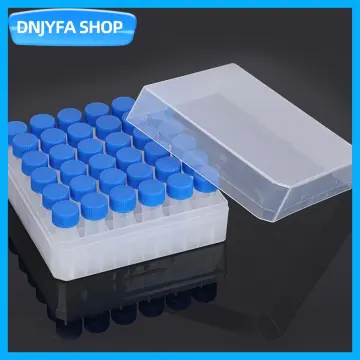 36PCS Cryo Tubes 5ml, Plastic Small vials with Screw caps Sample