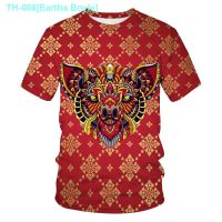 ❐ Eartha Boyle The new 2023 summer fashion mens T-shirt 3 d printed retro leisure T-shirt nostalgic clothing mens T-shirt male