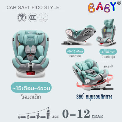 【มีสต็อกในกรุงเทพ จัดส่งตรงเวลา】GOODBABYคาร์ซีทเด็ก การรับรองคู่ 3C/ECE เหมาะสำหรับเด็ก 0-12 ปี หมุนอิสระ 360°อินเตอร์เฟสisofix+lacth คาร์ซีทแรกเกิด เบาะคาร์ซีท Carseatเด็กแรกเกิด