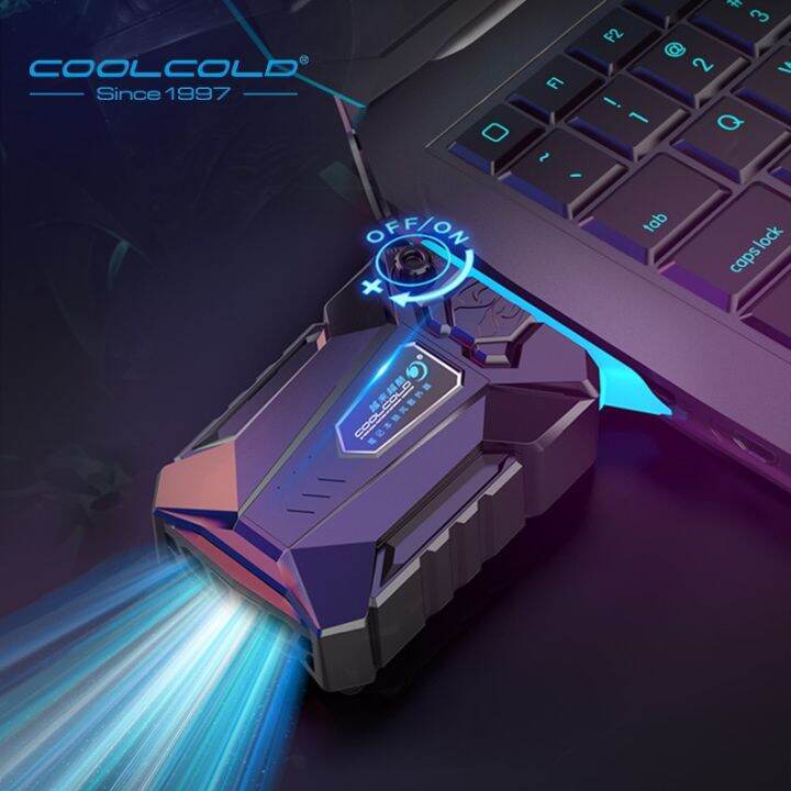 COOLCOLD Vacuum Portable Laptop Cooler USB Air Cooler External ...