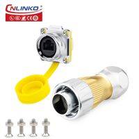 Cnlinko UL/TUV 8 Pin Outdoor RJ45 Ethernet Cable Plug Socket Connector Dustproof And Waterproof Cover IP67 Jack Signal Adapter