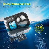 PULUZ 40m Waterproof Housing  for GoPro HERO9 Black Max Lens Mod Diving Cover Protective Case with Buckle Basic Mount &amp; Screw