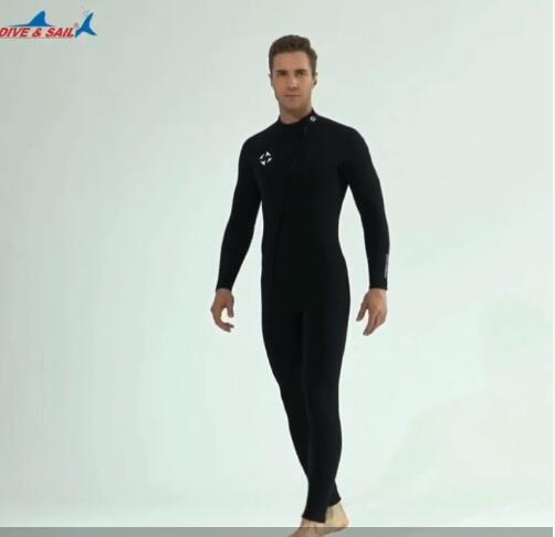 3mm Men Surf Swim Couple Wet Diving Suit Swimming Full Length Zip Wetsuit M-3XL 
