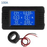 6in1 Digital AC 80 260V Power Energy Monitor Voltage Current KWh Watt Meter 100A