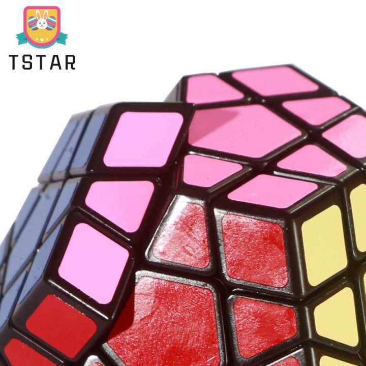 tstarshengshou-megaminx-ของเล่นปริศนาคดเคี้ยวความเร็วลูกบาศก์มายากลพัฒนาสมองสีดำ