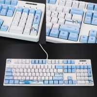 113คีย์เพนกวินแอนตาร์กติกปุ่มกด PBT  Oem คีย์แคปแป้นพิมพ์ช่าง Pbt สีระเหิดความร้อน