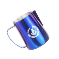 600ml Milk Frothing Pitcher Stainless Steel Non-Stick Milk Jug Garland Cup Perfect for Coffee Cappuccino Latte Art