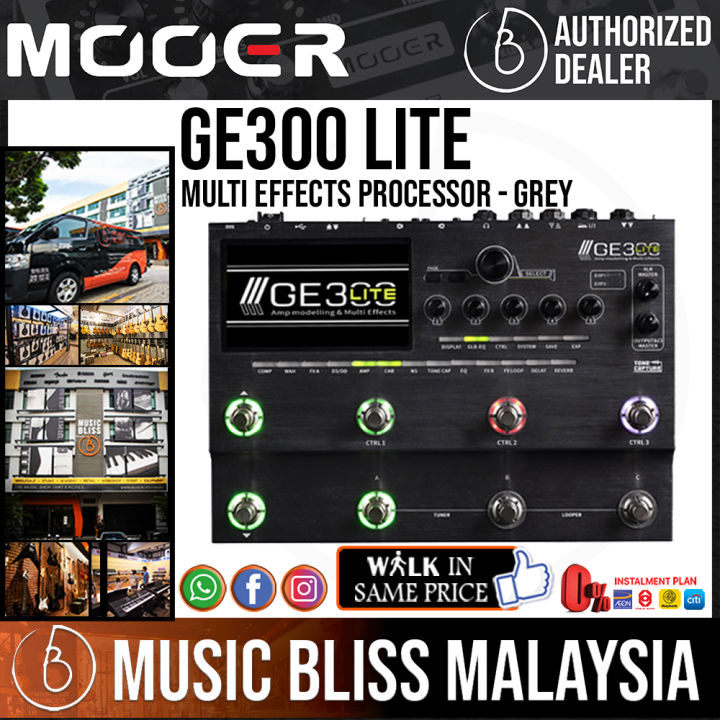 Mooer GE300 Lite Multi Effects Processor - Grey (GE-300) | Lazada