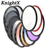 KnightX ND FLD UV MC Star เลนส์กรองสี 52 มม. 58 67 55 77 มม. สำหรับ Nikon Canon EOS 7D 5D 6D 50D 60D 600D d5200 d3300 d3200 T5i-BIANO