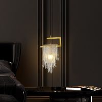 ETXModern suspension chandelier  Copper Luxury Industrial Lighting E14 Base Dining Room Lamp Living room decorations Glass Pendant