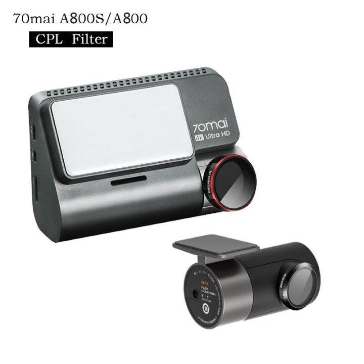 for 70mai Dash Cam 4k A800s CPL Filter or RC06 Rear camera CPL Filter