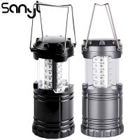 30LED Tent Lamp Waterproof Camping Light Power by 3*AA Battery Emergency Light Portable Lantern Working Lighting Flashlight