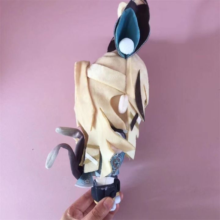 genshin-impact-kirara-ของเล่นตุ๊กตาน่ารักขนาด20ซม-ของขวัญวันเกิดเด็ก-boneka-mainan-หมอนคอสเพลย์แมว