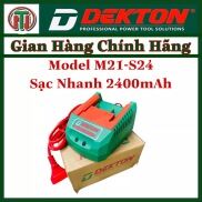 Xả kho 3 ngày Đế sạc pin 21V Dekton M21-S24 Sạc cho pin M21 và pin 21V phổ