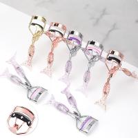 Eyelash Curler With Comb Mermaid Tail Handle Makeup Eyelash Curling Clip Cosmetic Eyelashes Beauty Makeup Tool Accessories Gift