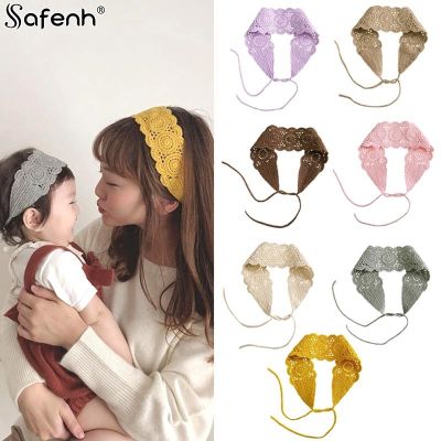 【YF】 1pcs Crochet Hair Band Women Scarf Solid Knitting Headbands Bandanas Wide Elastic Headband Hollow Head Wrap Fashion Accessories