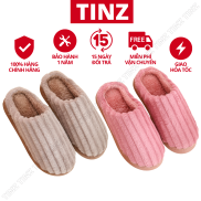 Dép bông, dép lông đi trong nhà nữ nam mùa đông quai ngang hình thú cute