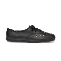 Keds รุ่น Ch Starlight Stud Blk/Blk รองเท้าผ้าใบหนัง ผู้หญิง สี BLACK/BLACK - WH59358