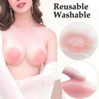 Silicone invisible chest stickers Womens dresses use milk stickers to gather on the big breasts, anti-skid special pull-up anti-bumps