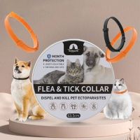 ZZOOI Pet Flea Tick Collar for Dogs Cats Up To 8 Month Flea Tick Prevention Collar Anti-mosquito Repellent Adjustable Collars Dog Cat