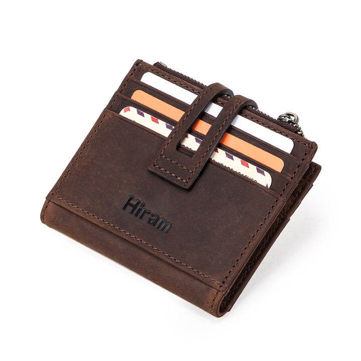 hiram-genuine-crazy-horse-leather-vintage-short-hasp-card-holder-wallet-for-men-small-zipper-male-coin-purses-carteiras