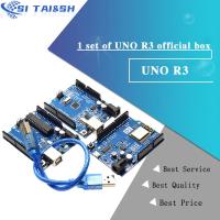 1Set UNO R3 Official Box ATMEGA16U2 / UNO+WiFi R3 MEGA328P Chip CH340G For Arduino UNO R3 Development Board WeMos ESP8266 WATTY Electronics