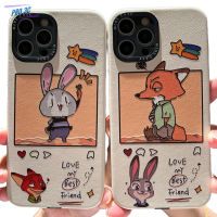 เคสนิ่ม PRO ลายตัวการ์ตูน Zootopia เข้ากันได้กับ Iphone 14/13/12/11ซีรีส์ฝาครอบโทรศัพท์มือถือ