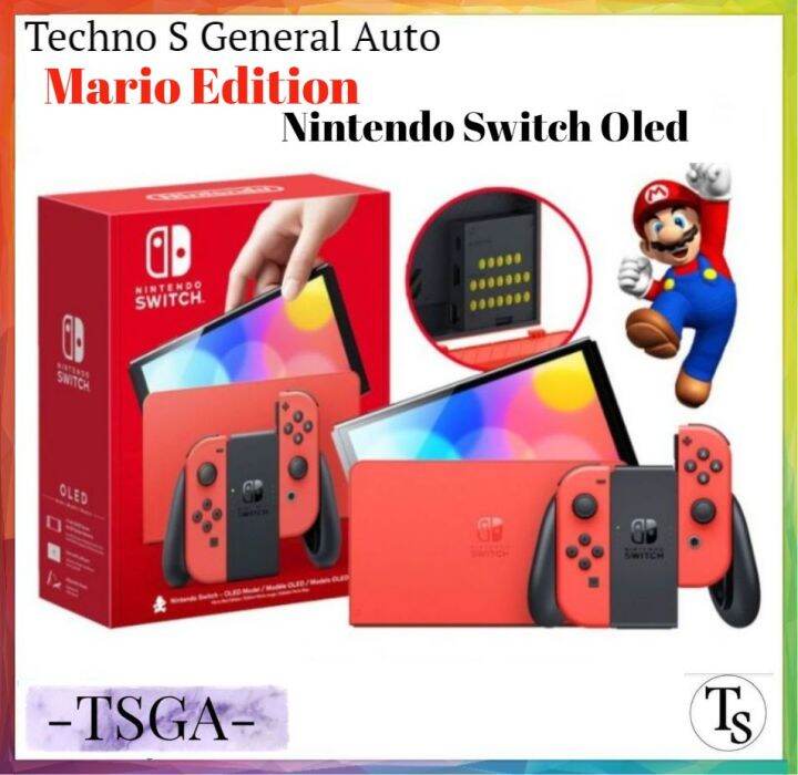 Console Nintendo Switch Oled Mario - Switch Oled Mario | Lazada Indonesia