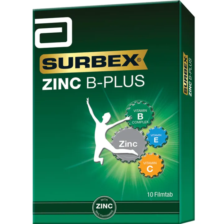 SURBEX Zinc B-Plus 10s | Lazada