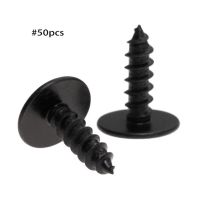 50Pcs M5x16สกรูยึดตัวเองเปลี่ยนรถฝาครอบเครื่องยนต์ Mudguard สกรู Fastener Adapter ติดตั้งง่าย