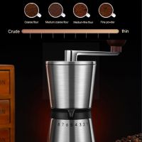 （HOT NEW）เครื่องบดกาแฟแบบพกพา Hand Milling SteelTool 6/8เครื่องบดกาแฟแบบปรับได้ GearsC5G6